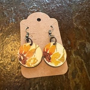 Hand Crafted Wood Earrings